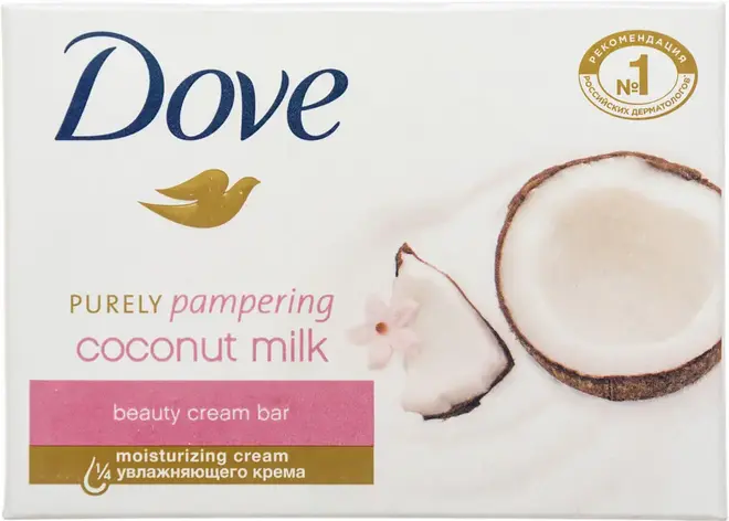 Dove Purely Pampering Coconut Milk Объятия Нежности крем-мыло (135 г)