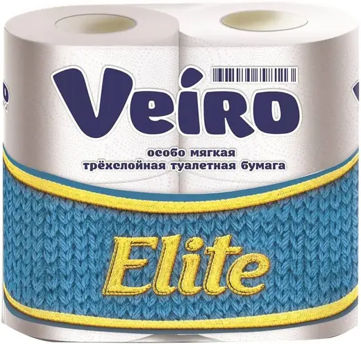 Veiro Elite бумага туалетная (4 рулона в упаковке)