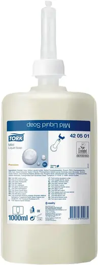 Tork Premium S1 Mild Liquid Soap мыло жидкое мягкое косметическое (1 л)