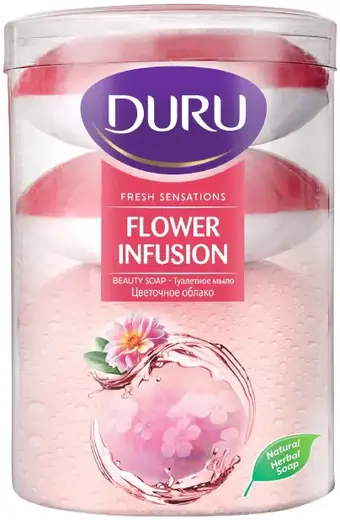 Duru Fresh Sensations Цветочное Облако мыло туалетное (1 блок)
