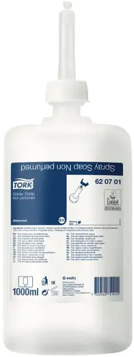Tork Premium S1 Extra Mild Liquid Soap мыло-спрей ультрамягкое косметическое (1 л)