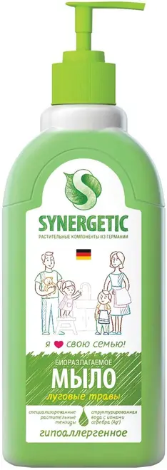 Синергетик Луговые Травы мыло жидкое гипоаллергенное (500 мл)