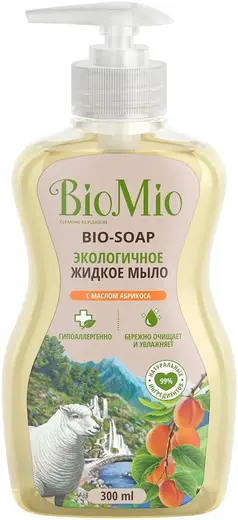 Biomio Bio-Soap с Маслом Абрикоса мыло жидкое экологичное (300 мл)