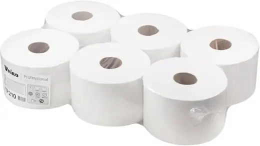 Veiro Professional Comfort бумага туалетная в средних рулонах (6 рулонов в упаковке) 2 слоя (215 м)