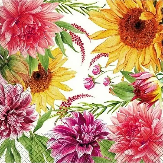 Gratias Цветение в Саду салфетки бумажные (20 салфеток в пачке)