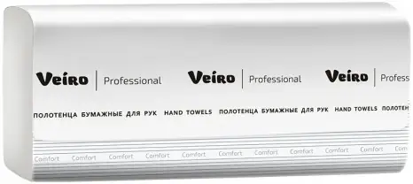 Veiro Professional Comfort полотенца бумажные для рук V-сложение (20 пачек * 250 полотенец)