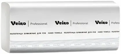 Veiro Professional Comfort полотенца бумажные для рук Z-сложение (21 пачка * 200 полотенец)