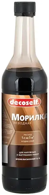 Пуфас Decoself морилка неводная (500 мл) лиственница