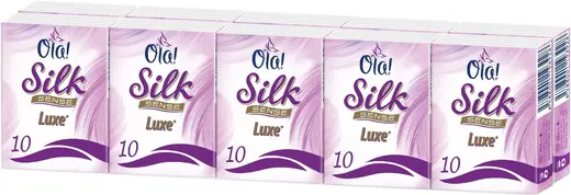 Ola! Silk Sense платочки носовые (10 платочков в пачке)