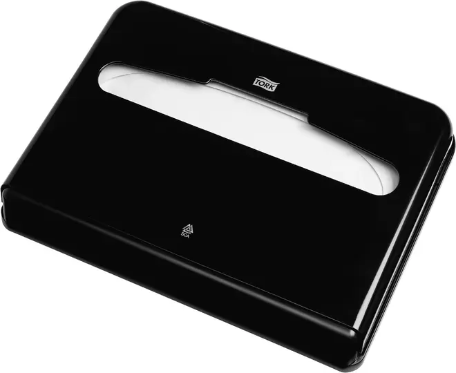 Tork Elevation V1 диспенсер для бумажных покрытий на унитаз черный