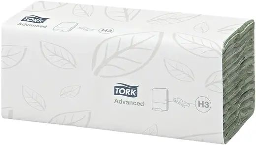 Tork Advanced Singlefold H3 полотенца бумажные листовые ZZ-сложения (20 пачек * 200 полотенец) белые