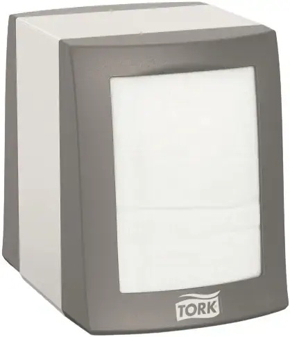 Tork Fastfold N2 диспенсер для салфеток настольный (147*131*101 мм) алюминий/серый