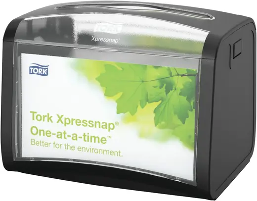 Tork Xpressnap Signature Line N4 диспенсер для салфеток настольный (201*155*150 мм) черный