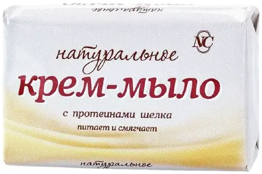 Невская Косметика Натуральное крем-мыло с протеинами шелка (90 г)