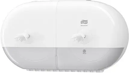 Tork Smart One Elevation T9 двойной диспенсер для туалетной бумаги в мини-рулонах белый