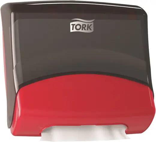 Tork Performance W4 диспенсер настенный для протирочных материалов в салфетках белый, бирюзовый
