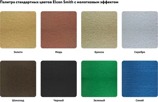 Elcon Smith кузнечная краска с молотковым эффектом прямо на ржавчину (400 г) зеленая