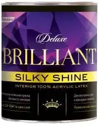 Parade Deluxe Brilliant Silky Shine интерьерная латексная краска шелковисто-матовая (900 мл) белая