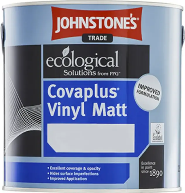 Johnstones Covaplus Vinyl Matt краска интерьерная (5 л) белая
