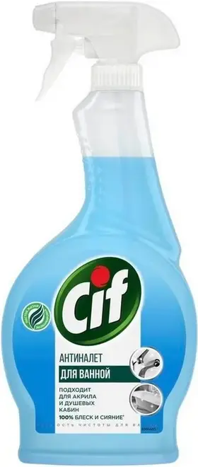 Cif Легкость Чистоты Антиналет Блестящий Эффект средство чистящее для ванной (500 мл)