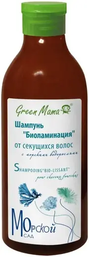 Green Mama Морской Сад Биоламинация с Морскими Водорослями шампунь от секущихся волос (400 мл)