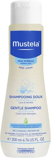 Мустела Bebe-Enfant Gentle Shampoo Delicate Hair мягкий шампунь для детских волос (200 мл)