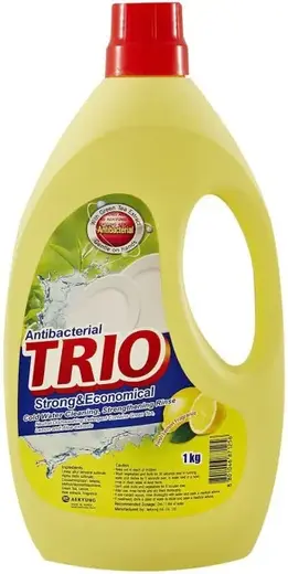 Kerasys Antibacterial Trio Fresh Lemon Fragrance средство для мытья посуды с ароматом лимона (1 л)