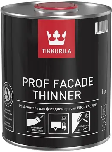 Тиккурила Prof Facade Thinner разбавитель для фасадной краски Prof Facade (1 л)