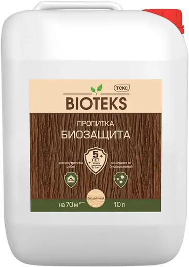 Текс Bioteks Биозащита пропитка для дерева для внутренних работ (10 л)