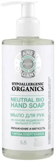 Планета Органика Pure Hypoallergenic Organics Увлажнение и Мягкость мыло для рук гипоаллергенное (300 мл)