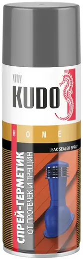 Kudo Home Leak Sealer Spray спрей-герметик от протечек и трещин (520 мл) черный
