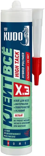 Kudo Home Клеит Все High Tack клей-герметик гибридный (280 мл)