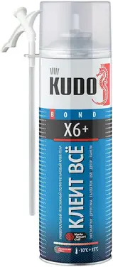 Kudo Bond Клеит Все X6+ универсальный монтажный полиуретановый клей-пена (650 мл)