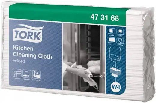 Tork Kitchen Cleaning Cloth Folded W4 нетканый материал для кухни (5 пачек * 80 листов)
