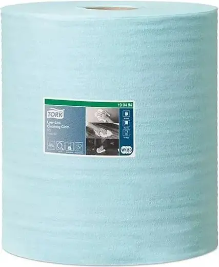 Tork Low-Lint Cleaning Cloth Folded W1/W2/W3 безворсовый нетканый материал (500 листов)