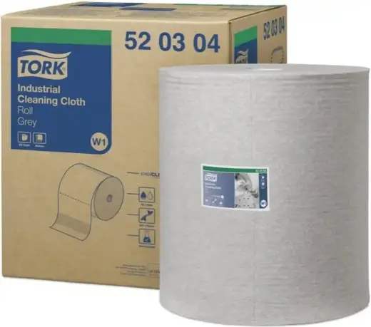 Tork Industrial Cleaning Cloth W1/W2/W3 нетканый материал для удаления масла и жира (390 листов)