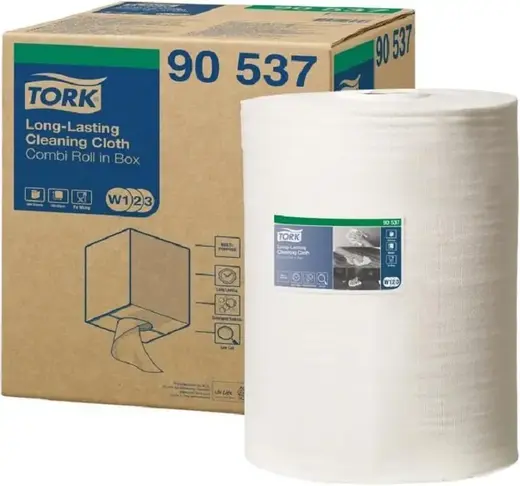 Tork Long-Lasting Cloth Combi Roll W1/W2/W3 нетканый материал для интенсивной очистки (300 листов)