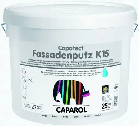 Caparol Capatect Mineral Fassadenputz K15 минеральная декоративная штукатурка (25 кг)
