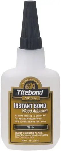 Titebond Premium Instant Bond Wood Adhesive Gel гелеобразный клей (56.8 г)