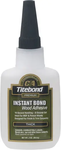 Titebond Premium Instant Bond Wood Adhesive Thick секундный клей (56.8 г)