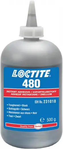 Локтайт 480 клей средневязкий цианоакрилатный (500 г)