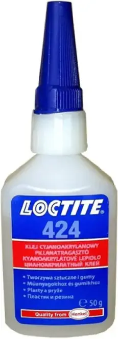 Локтайт 424 клей этил-цианакрилатный для EPDM и других эластомеров (50 г)