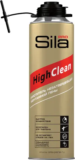 Sila Pro High Clean очиститель незатвердевшей монтажной пены (500 мл)