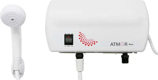 Аристон Atmor Basic водонагреватель электрический с комплектом для душа 5 KW Shower
