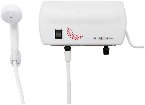 Аристон Atmor Basic водонагреватель электрический с комплектом для душа 5 KW Tap