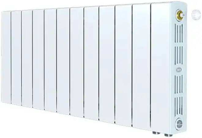 Рифар Supremo Ventil радиатор биметаллический секционный с нижним подключением 800 VR 6 секций (480*875 мм) нижнее правое 800 мм 17.64 кв.м RIFAR S800