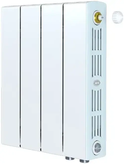 Рифар Supremo Ventil радиатор биметаллический секционный с нижним подключением 800 VR 6 секций (480*875 мм) нижнее правое 800 мм 17.64 кв.м RIFAR S800