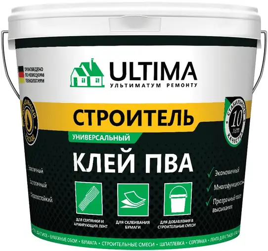 Ultima ПВА Строитель клей универсальный (900 г)