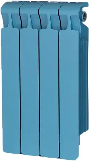 Рифар Monolit радиатор монолитный биметаллический 500 4 секции (320*577*100 мм) сапфир/синий