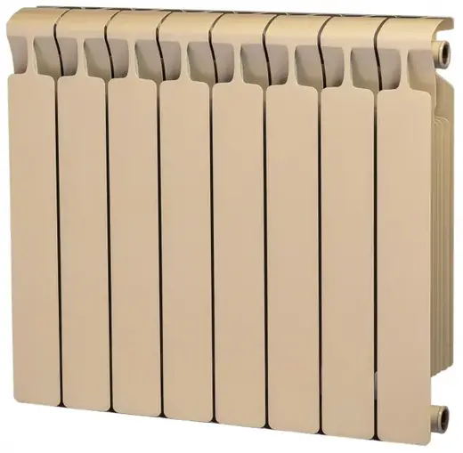 Рифар Monolit радиатор монолитный биметаллический 500 8 секций (640*577*100 мм) капучино